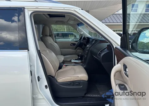2017 Nissan Armada Sv/Sl/Platinum z USA, uszkodzony, nr VIN JN8AY2NC6H9507993